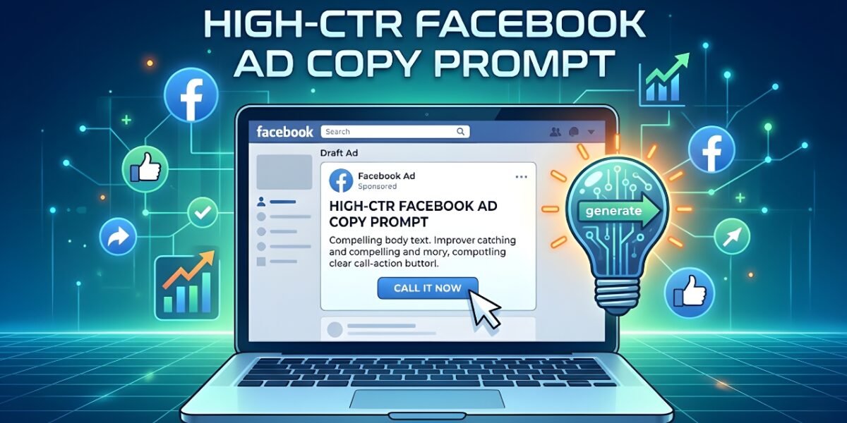 High-CTR Facebook Ad Copy Prompt