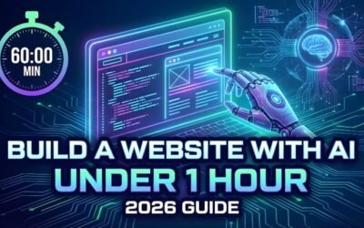 How to Build a Website Using AI in Under 1 Hour (2026 Guide)