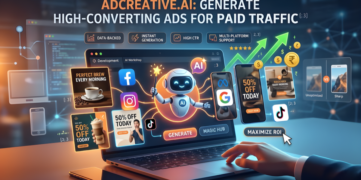AdCreative.ai: Generate High-Converting Ads for Paid Traffic