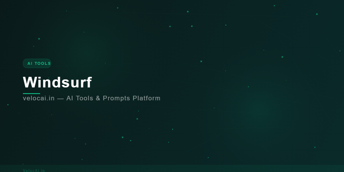 Windsurf AI TOOLS VelocAI