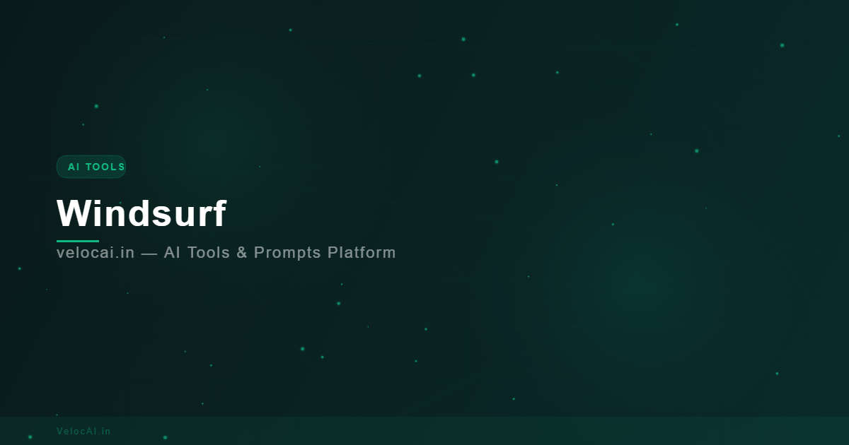Windsurf AI TOOLS VelocAI