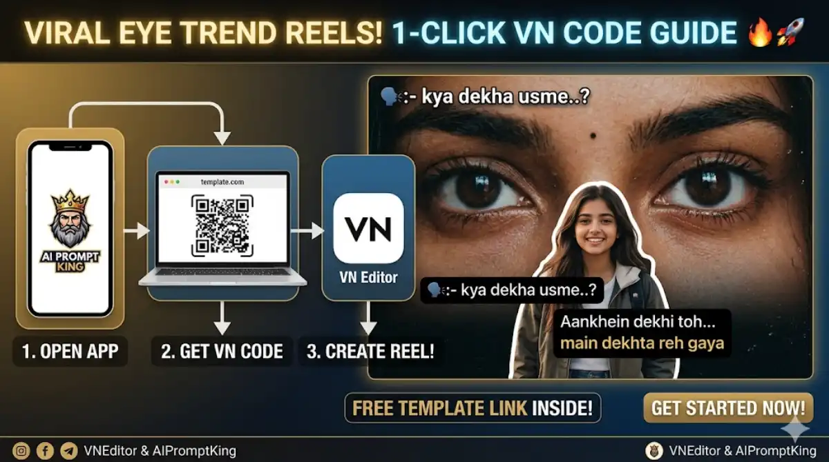 Viral eye trend reel VN template