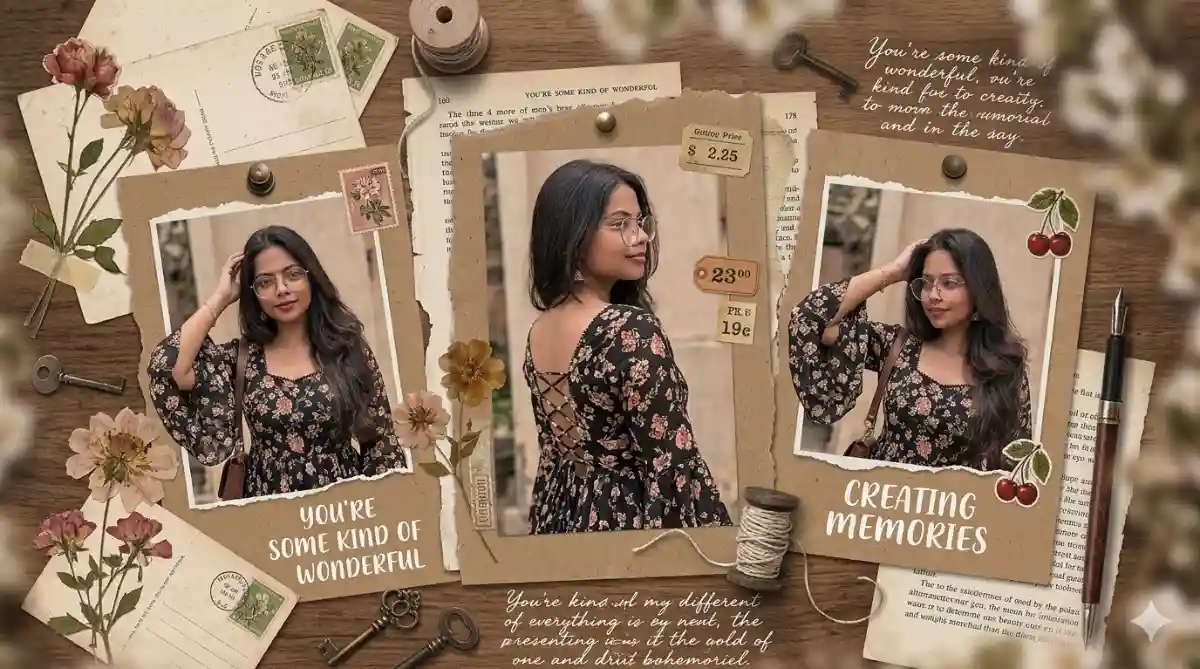 Viral Scrapbook AI Collage