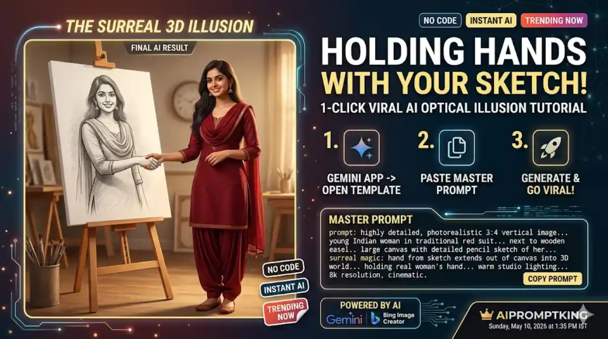 Holding Hands with Sketch